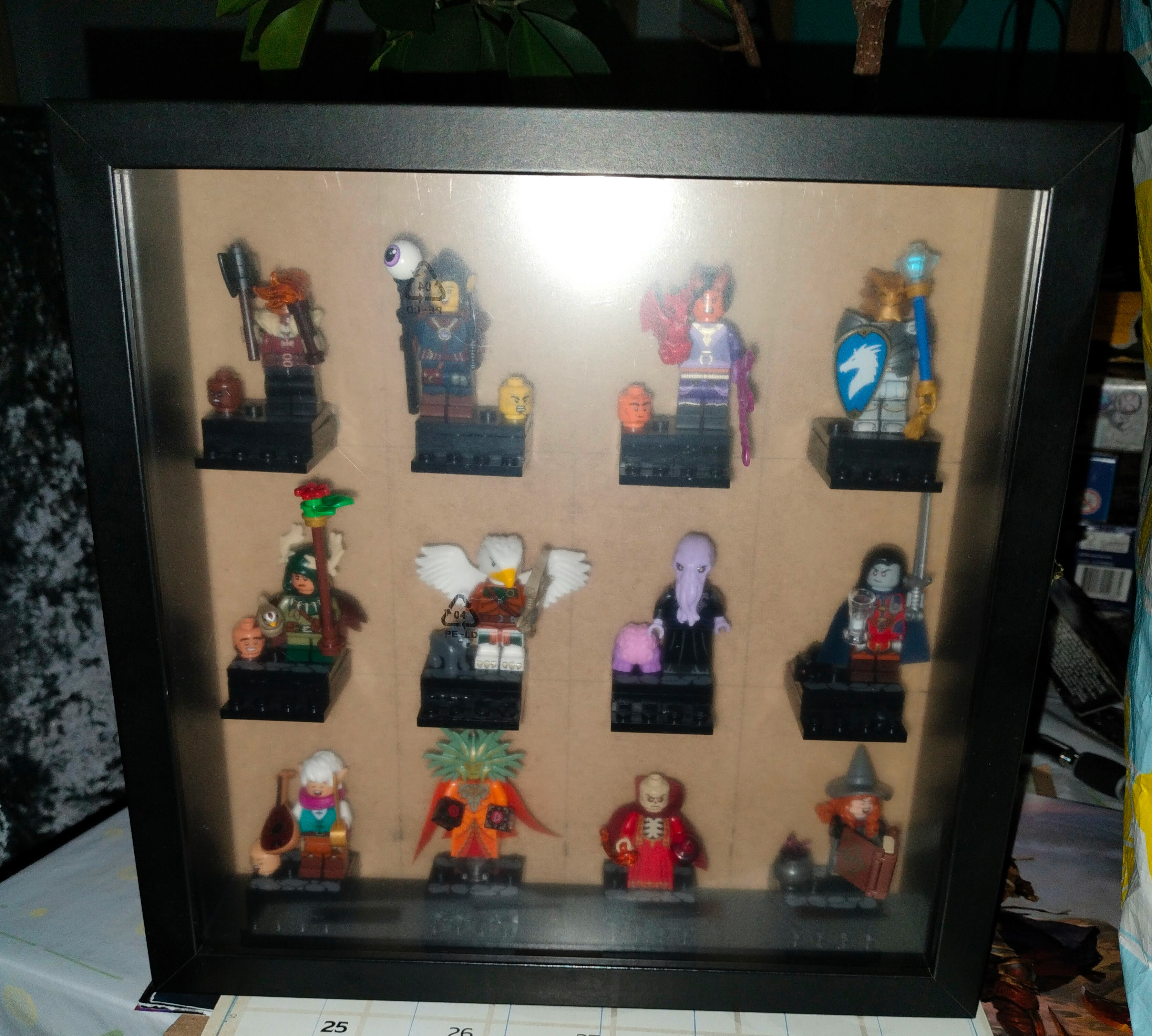 The frame without a background